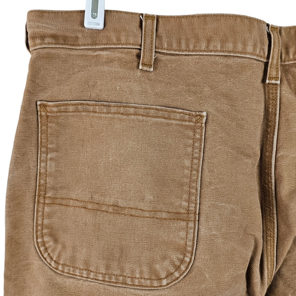 Carhartt Men's brown pants canvas work carpenter 38 x 30 staining - Picture 6 of 13